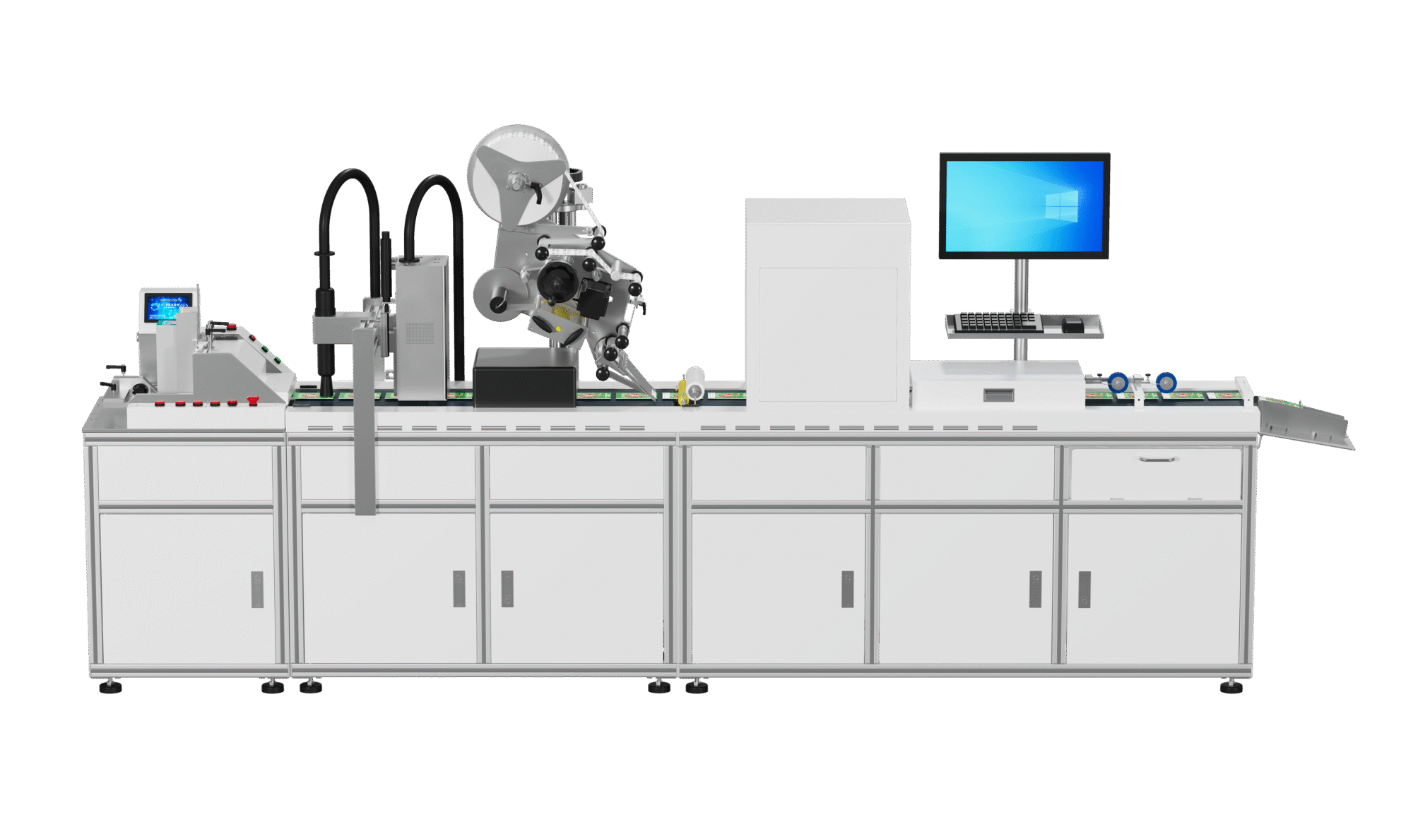 PVUT8000 - Chip Labeling and Inkjet Coding Quality Inspection Machine